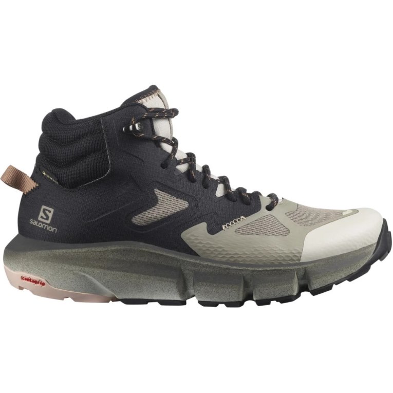 Botas Montaña Salomon Predict Hike Mid GTX Mujer Negros Kaki | MX AGXE625